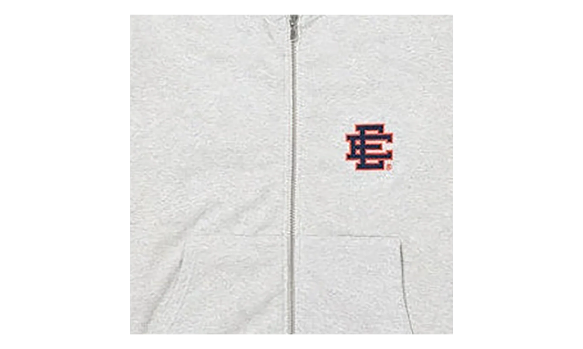 EE FULL ZIP HOODIE "FW22 - Heather/Navy/Orange" EE591