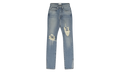 Distressed Skinny Jeans WMNS "Blue" RHDWJNS0003 BLU