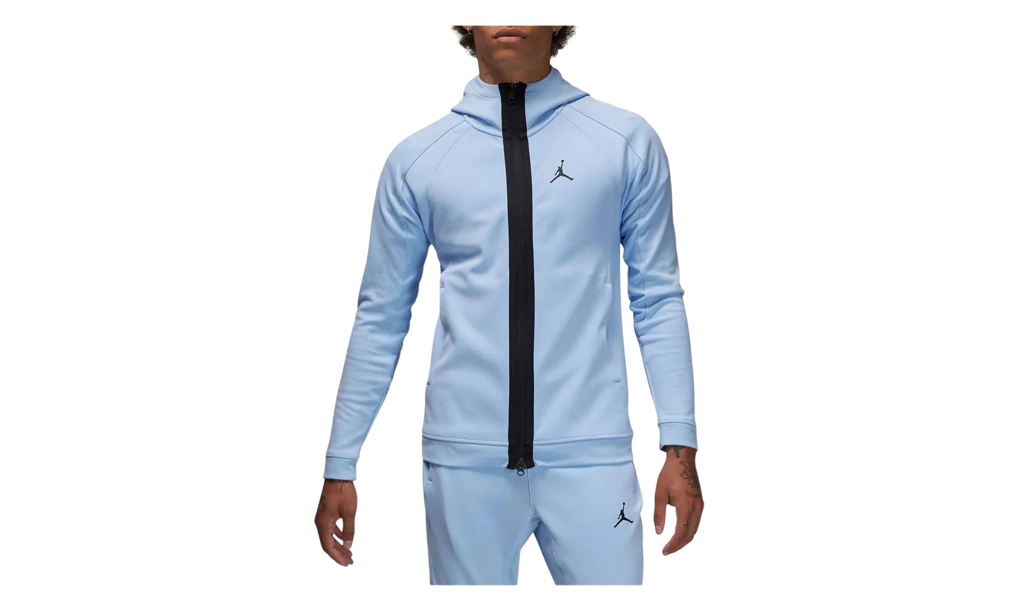 Dri-FIT Sport Fleece Full-Zip Hoodie "Royal Tint / Black / Black" DV9783 425