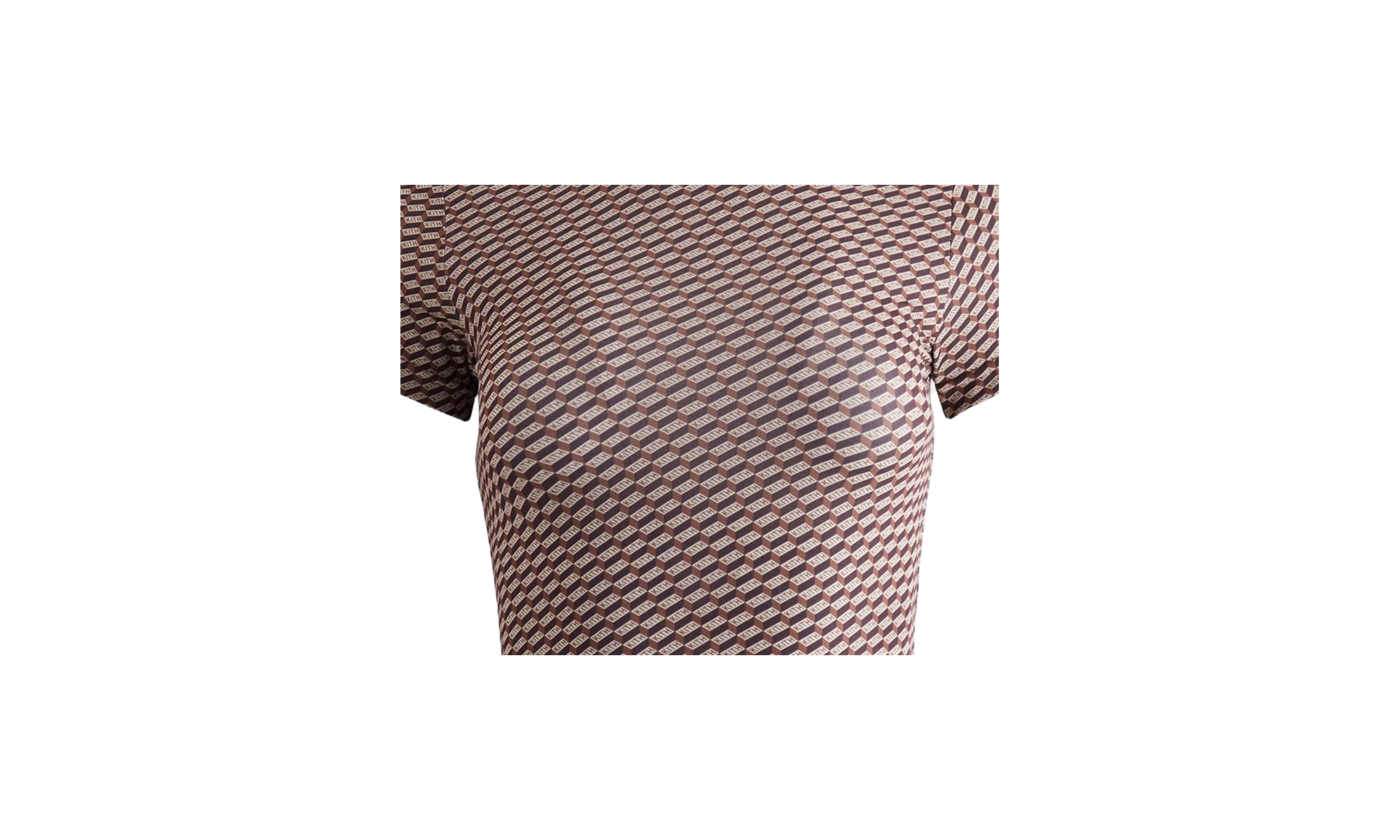 Mulberry Sheer Monogram Tee WMNS "Brown" khw030293 210