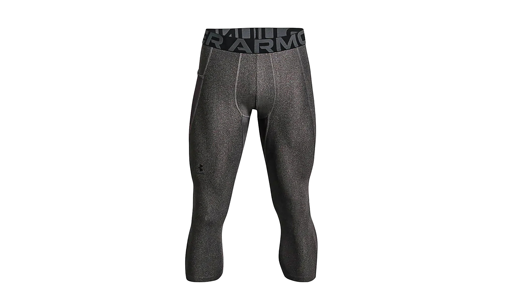 HeatGear 3/4 Leggings "Carbon Heather / Black" 1361588 090
