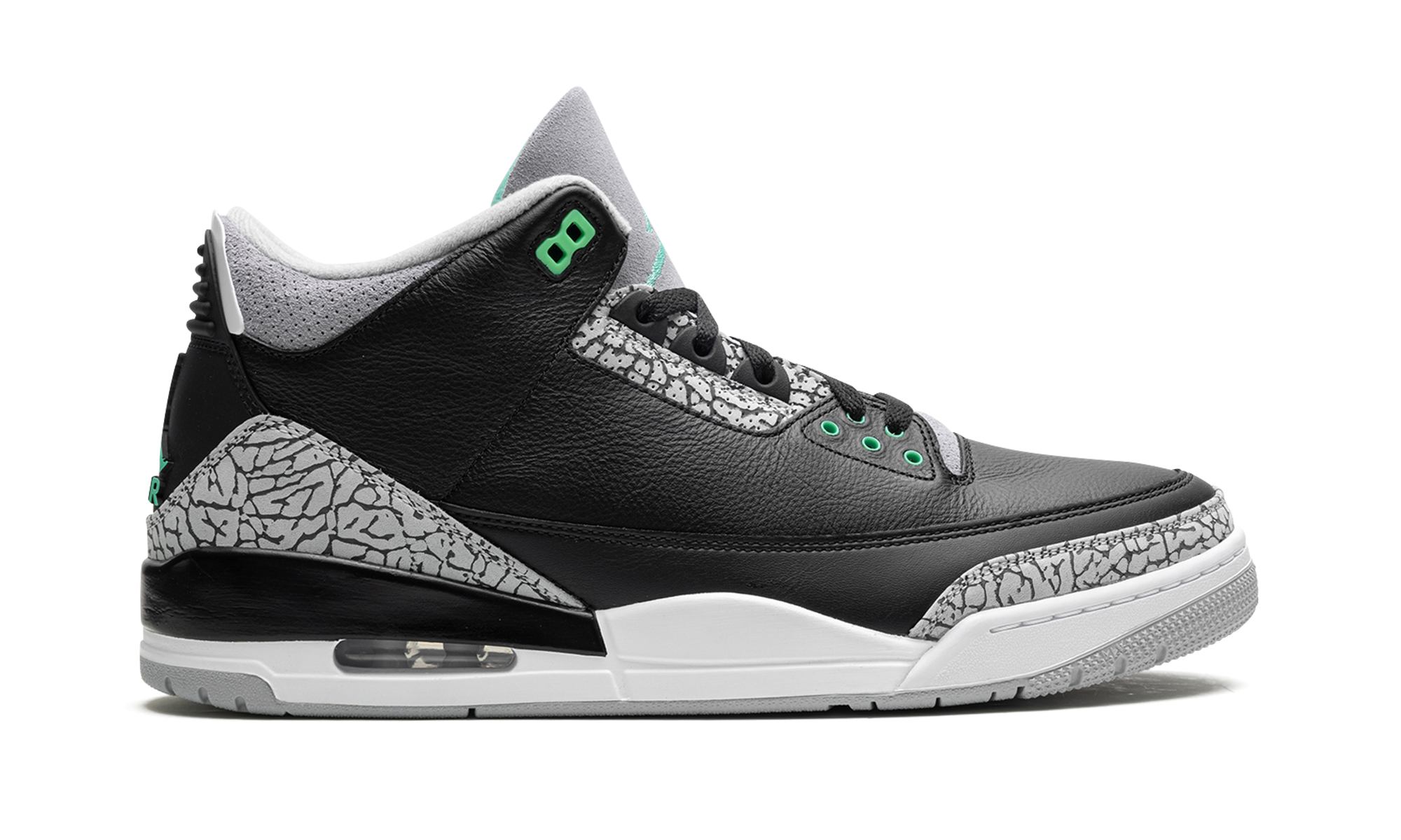 3 Retro "Green Glow" CT8532 031
