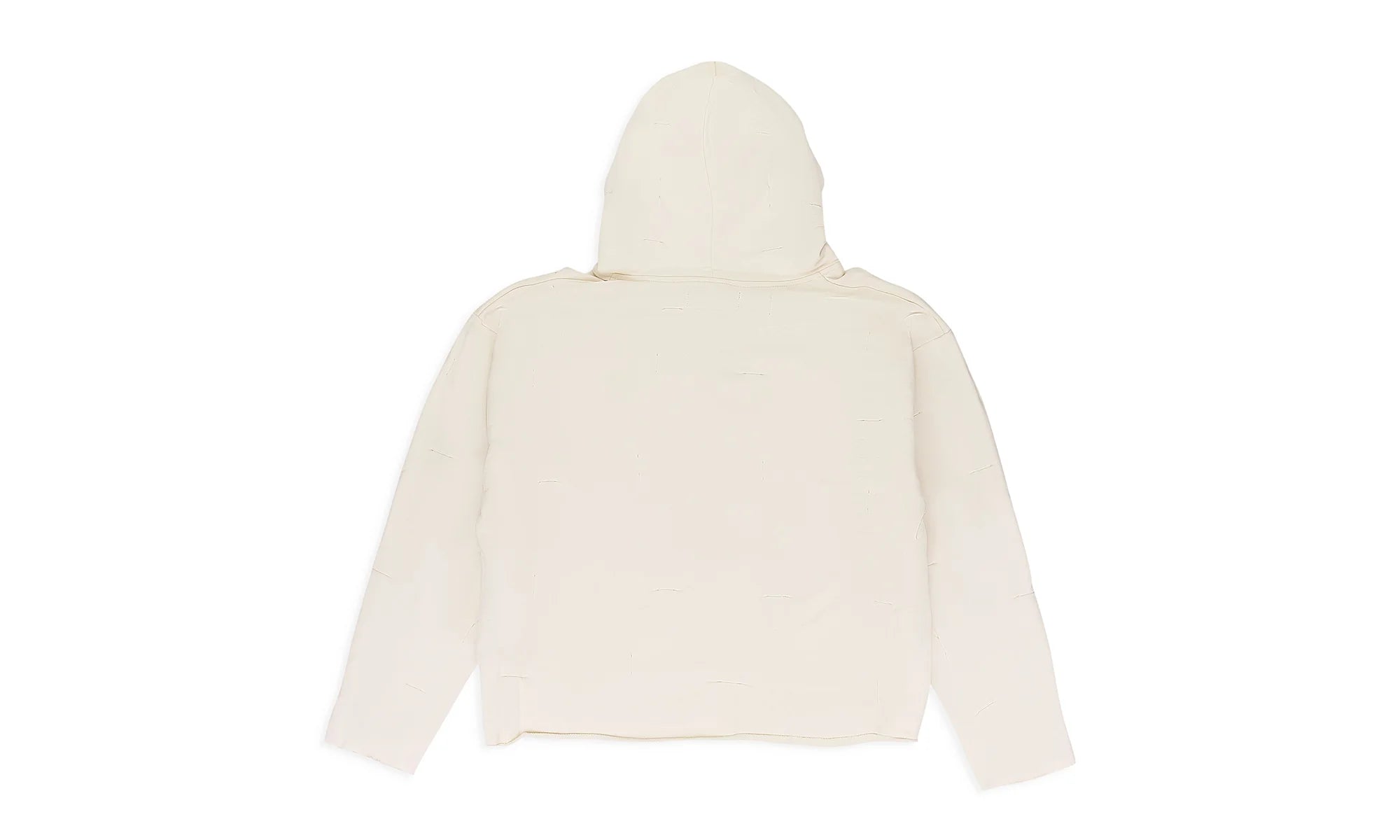GATHERED DUOFLY PULLOVER HOODIE "IVORY" WDWMHDS 0068