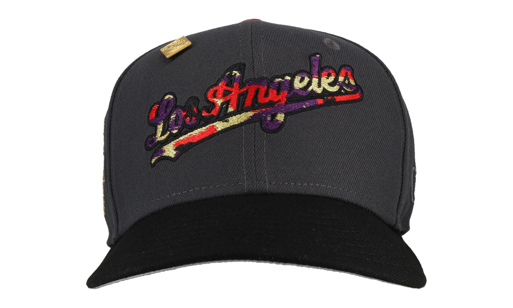 59FIFTY Los Angeles Dodgers 50th Anniversary Fitted Hat "Graphite / Grey" 123451297612