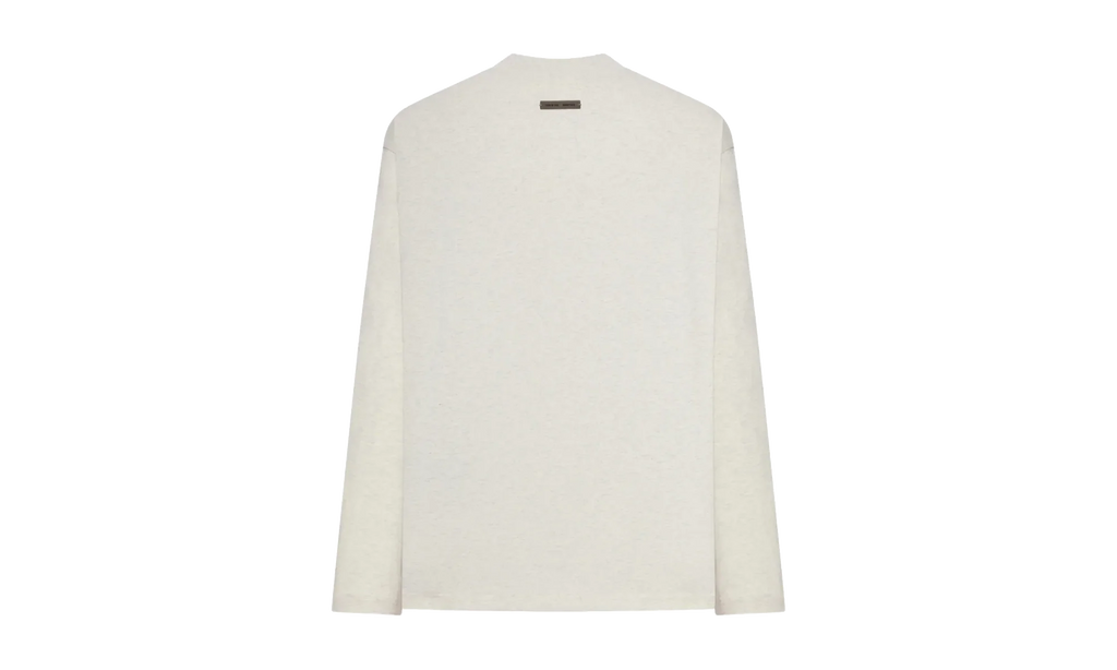 Embroidered Classic Long Sleeve Tee "Oatmeal Heather" 125HO254202F