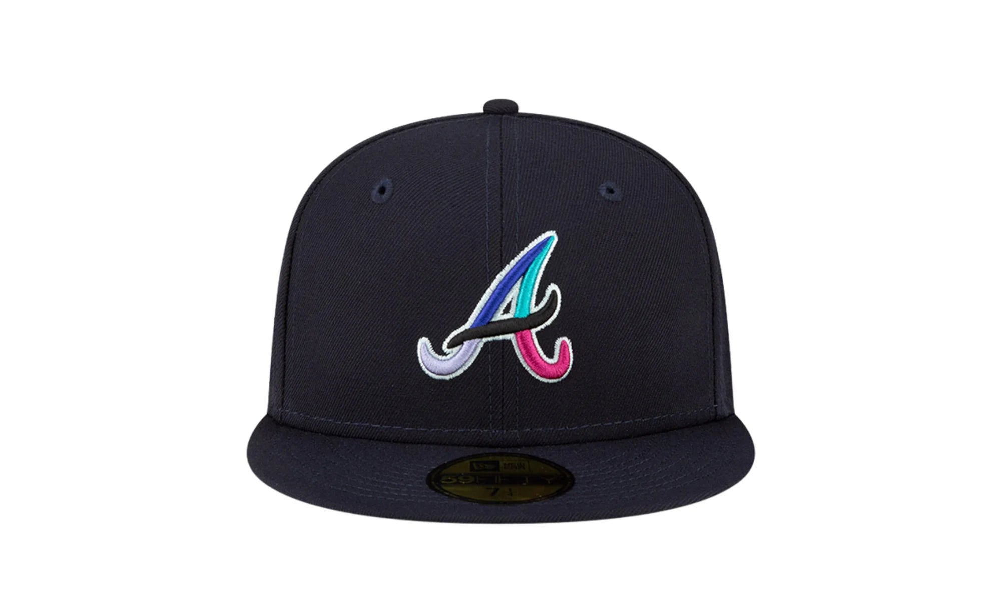 Atlanta Braves Polar Lights 59FIFTY Fitted Hat "Navy" 60296487