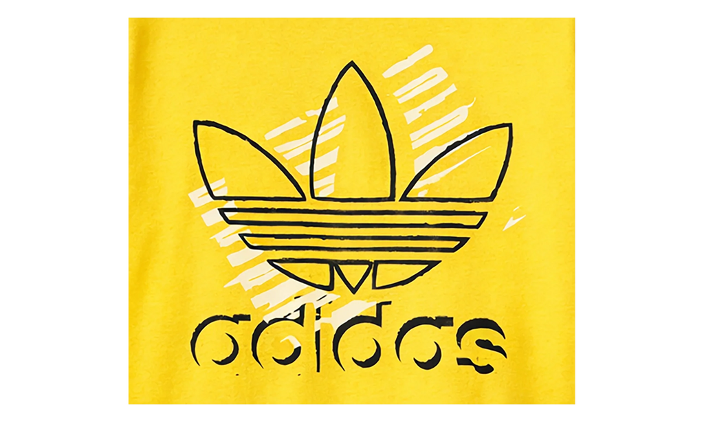 Originals Trefoil Art T-Shirt GS "Yellow" DY5856