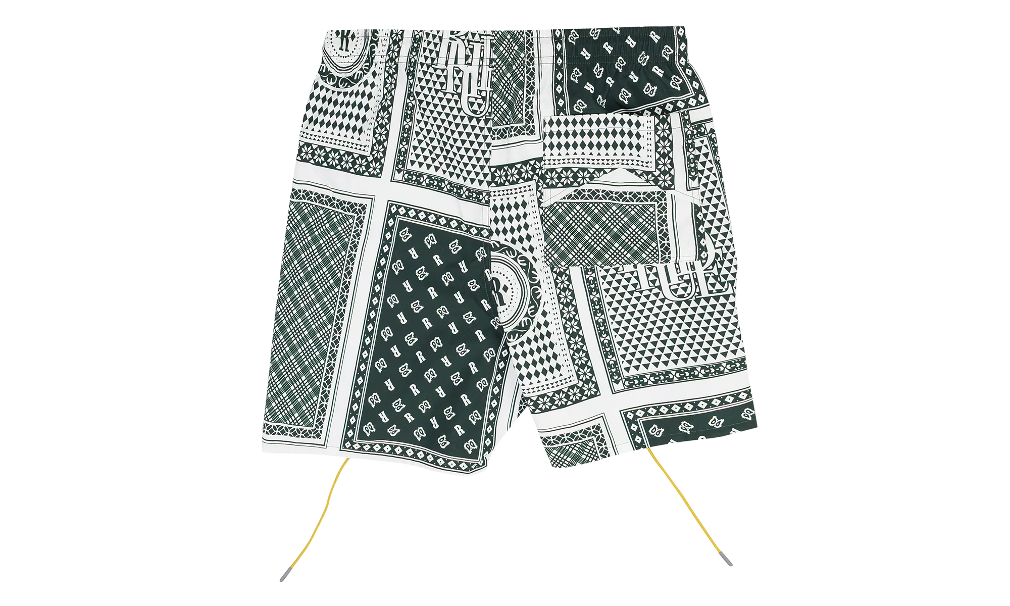 Card Print Swim Trunks "Green" RHDMACC0055 GRN