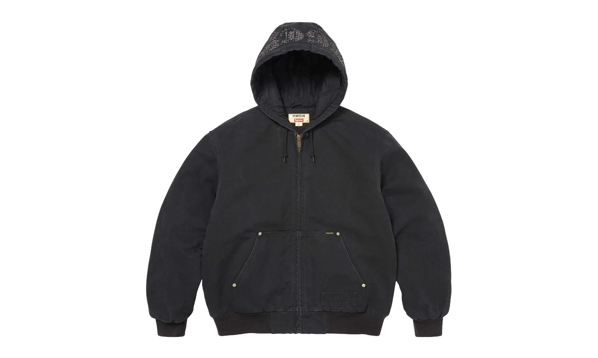 The Great China Wall Hooded Work Jacket "SS26 - Black" SU27511