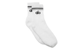 Half-Crew Throwback Sock "White / Black" ALO01