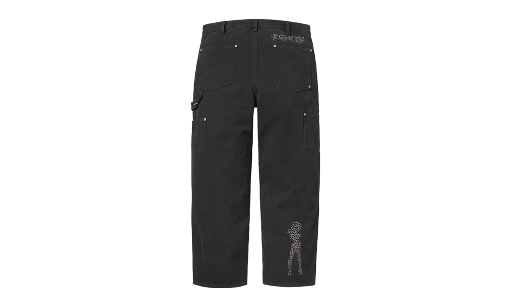 The Great China Wall Double Knee Painter Pant "SS26 - Black" SU27519