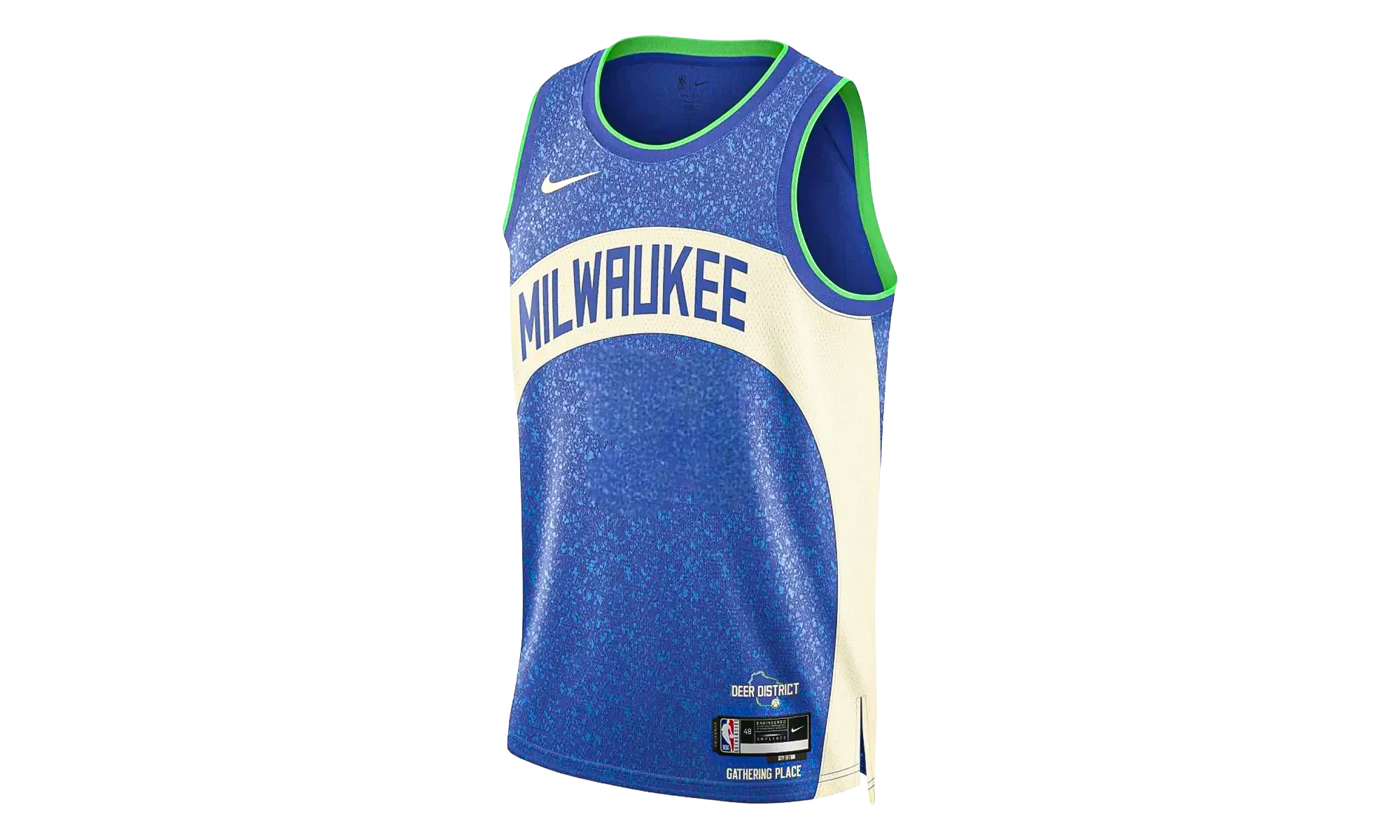 NBA City Swingman Jersey "2023-24 Milwaukee Bucks - Photo Blue" DX8539 406