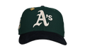 59FIFTY Oakland Athletics 1989 World Series Fitted Hat "Green / Navy - Corduroy Visor" NE343