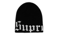 Old English Printed Beanie "SS26 - Black" SU27061