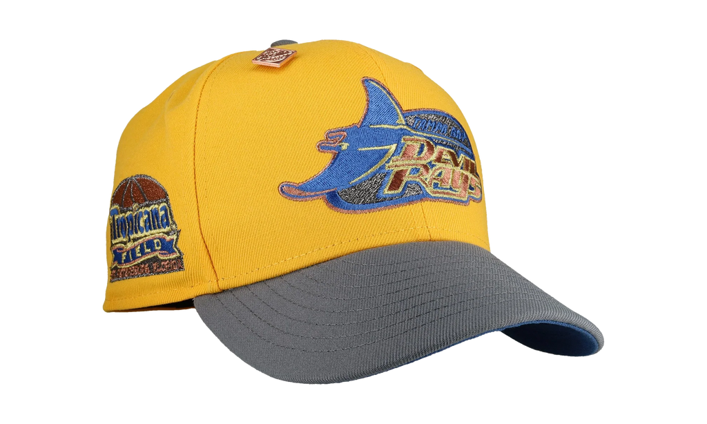59FIFTY Tampa Bay Rays Tropicana Field Fitted Hat "Yellow / Ice" NE393
