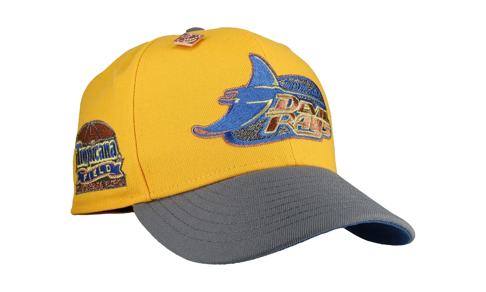 59FIFTY Tampa Bay Rays Tropicana Field Fitted Hat "Yellow / Ice" NE393