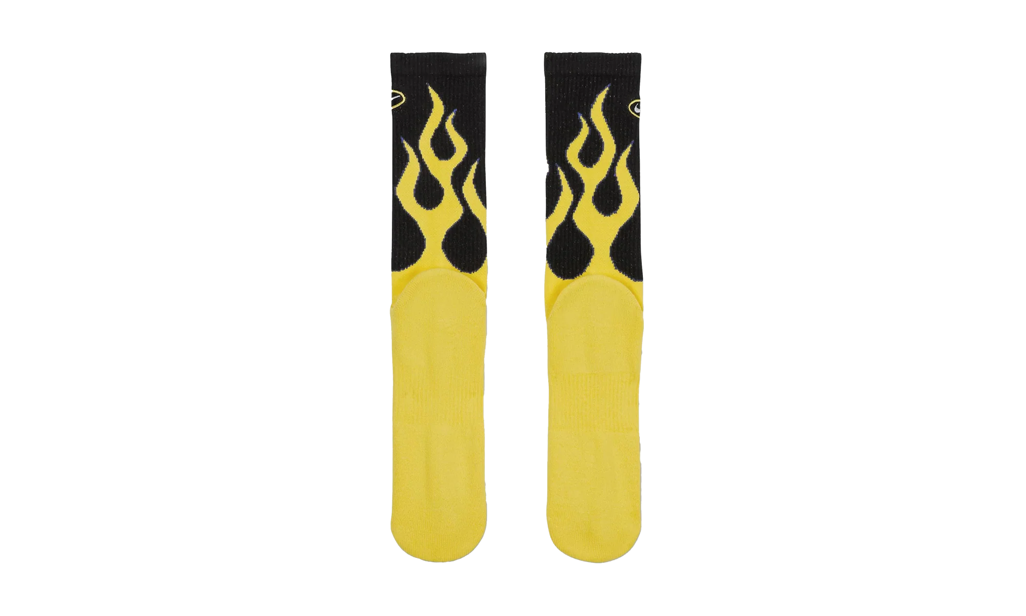 Everyday Plus Cushioned Crew Socks "Yellow Flames - (1 Pair)" IB2285 010