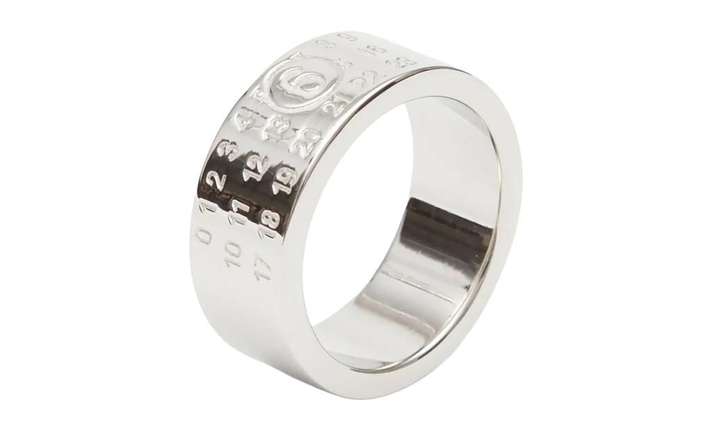 Minimal Logo 8mm Ring "Palladio Polished" SM6UQ0057 P646951