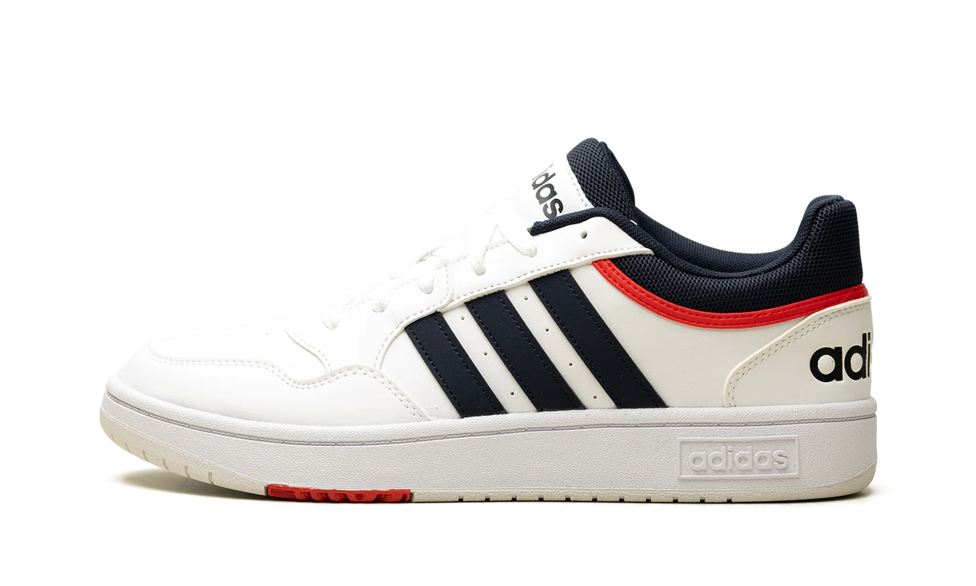 Hoops 3.0 Low Classic "Cloud White / Legend Ink / Vivid Red" GY5427