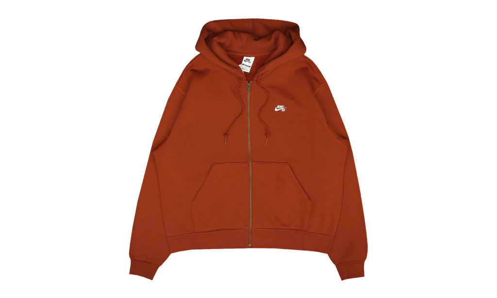 SB Full-Zip Fleece Skate Hoodie "Cinnamon / White" FZ8796 245
