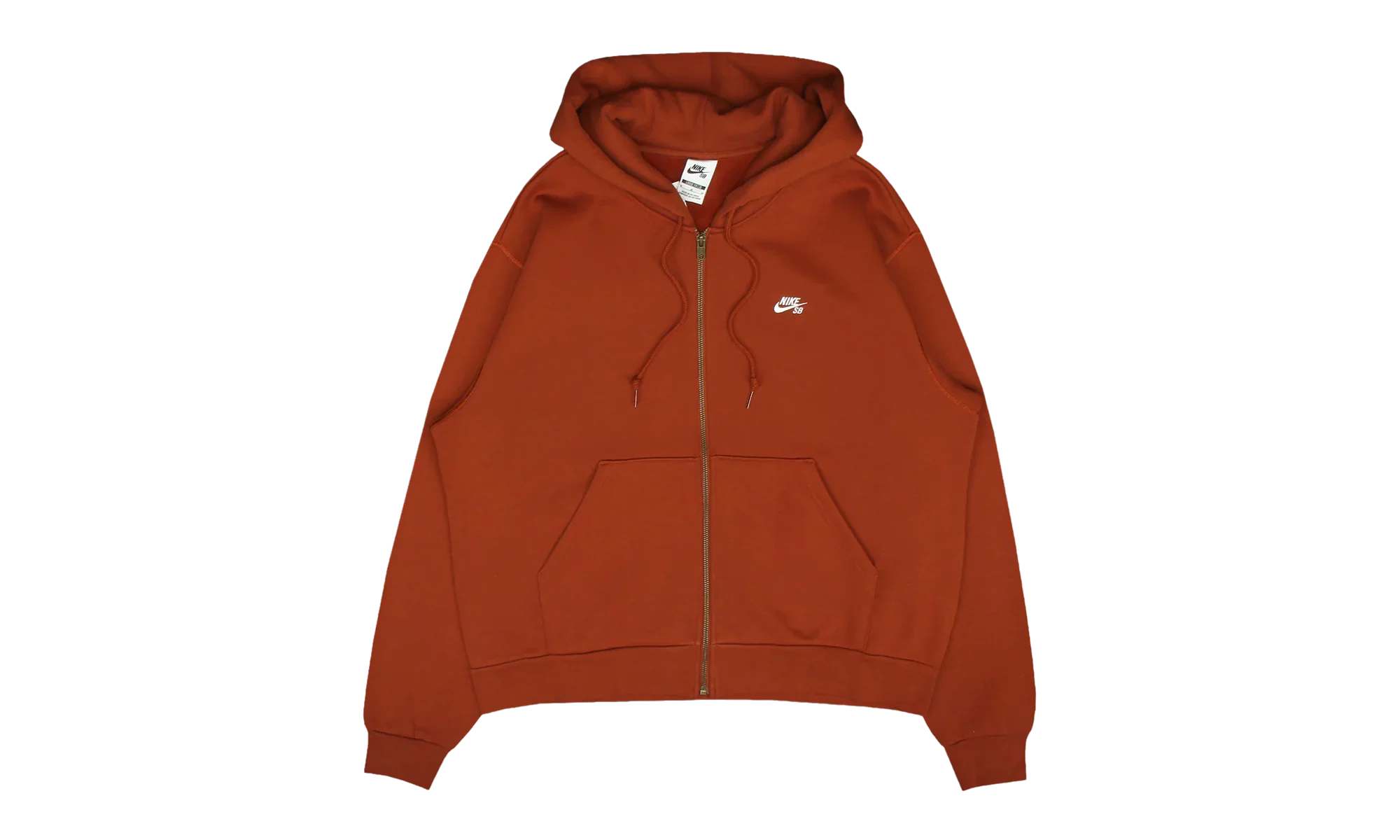 SB Full-Zip Fleece Skate Hoodie "Cinnamon / White" FZ8796 245