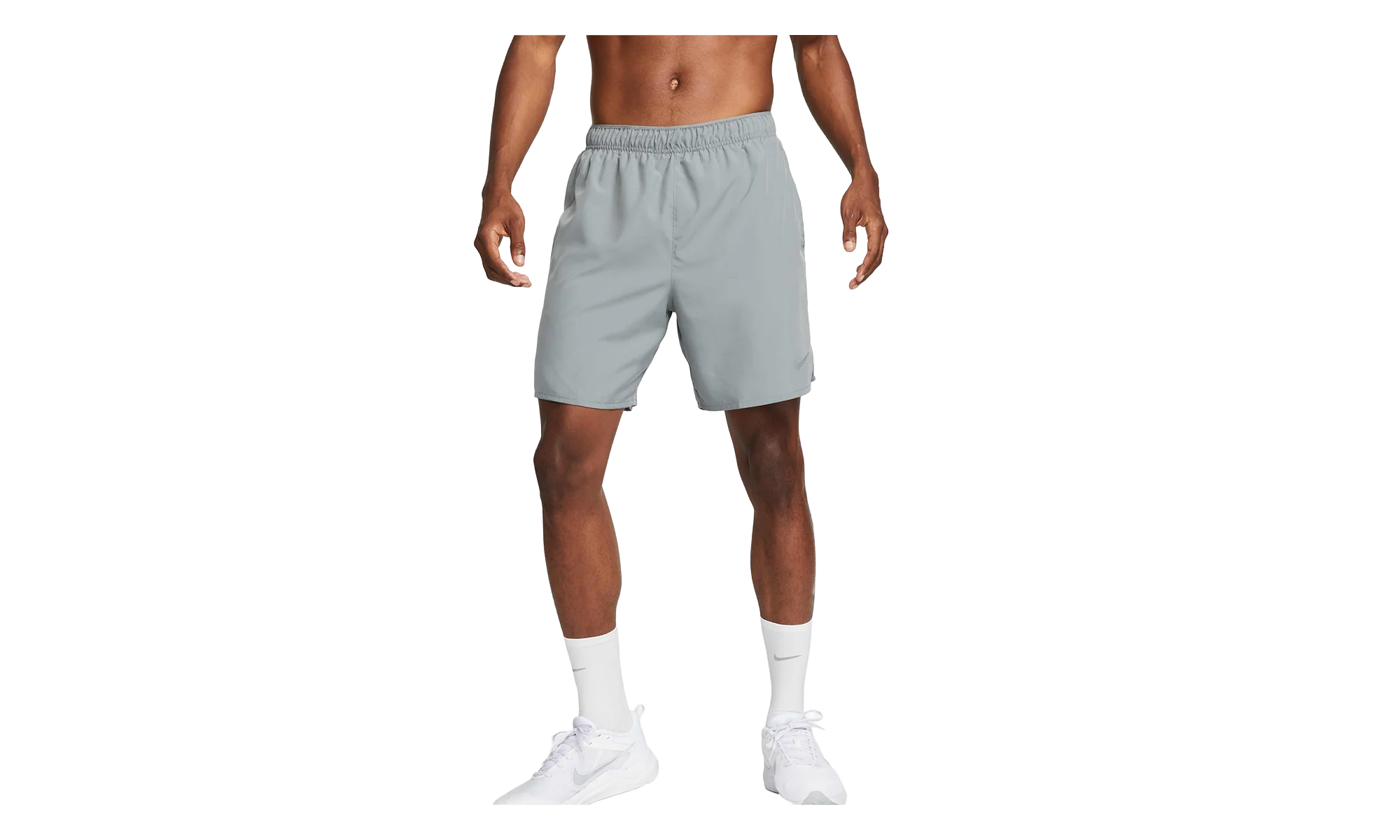 Challenger Dri-Fit 7" Brief-Lined Running Shorts "Smoke Grey / Black / Smoke Grey" DV9359 084