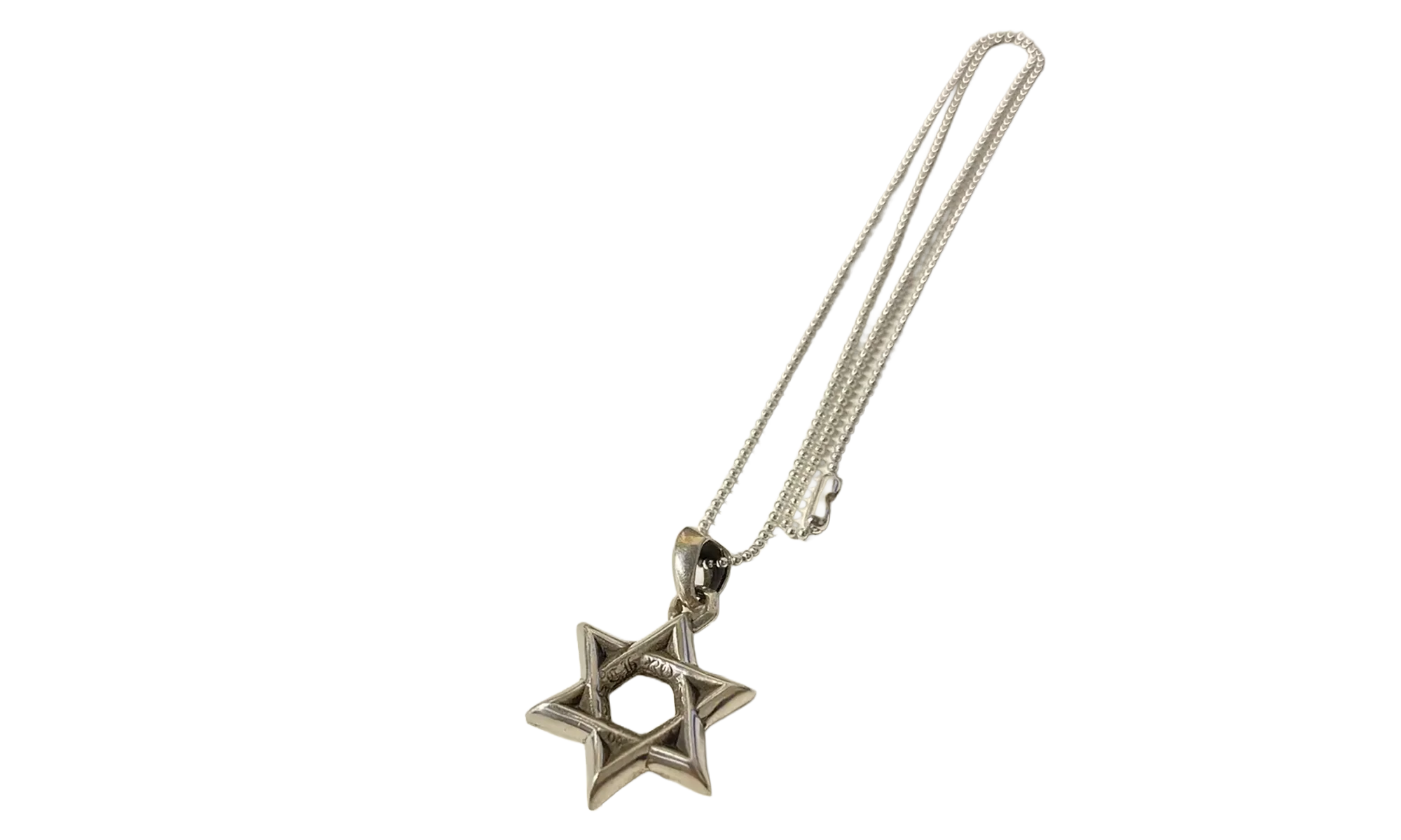 Medium David’s Star Necklace "Silver" CHRM0752