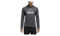 Badge of Sport Long Sleeve Hoodie "Dark Grey Heather" BR1455
