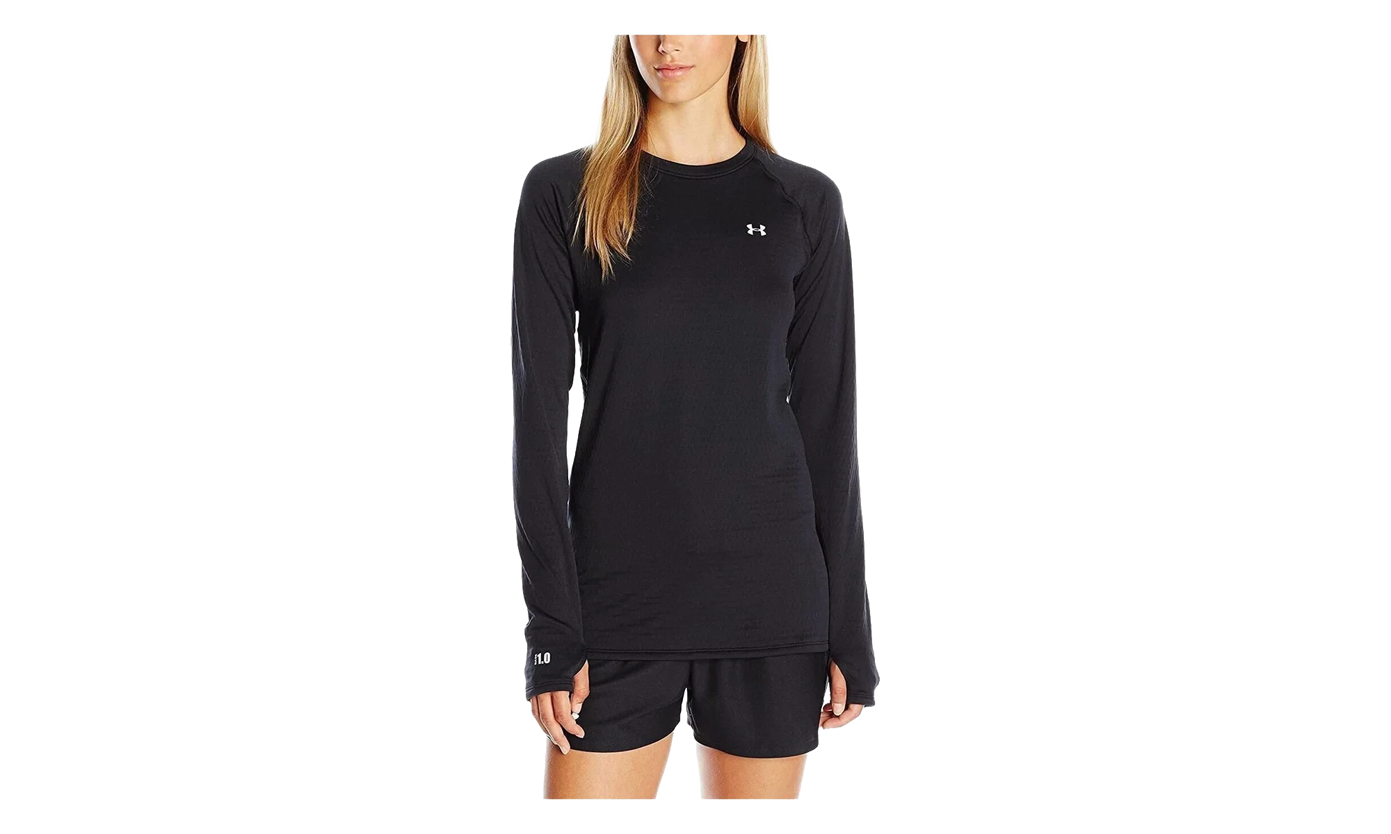 Base 1.0 Crew Long Sleeve Tee WMNS "Black" 1280938 001