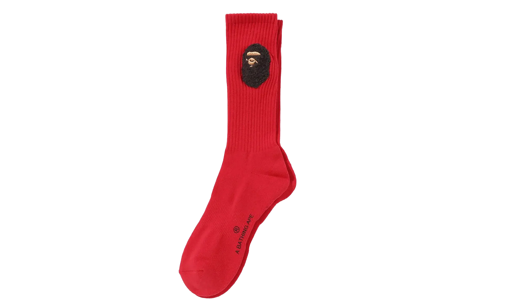 Ape Head Socks "Red" 001SOL301001MRED