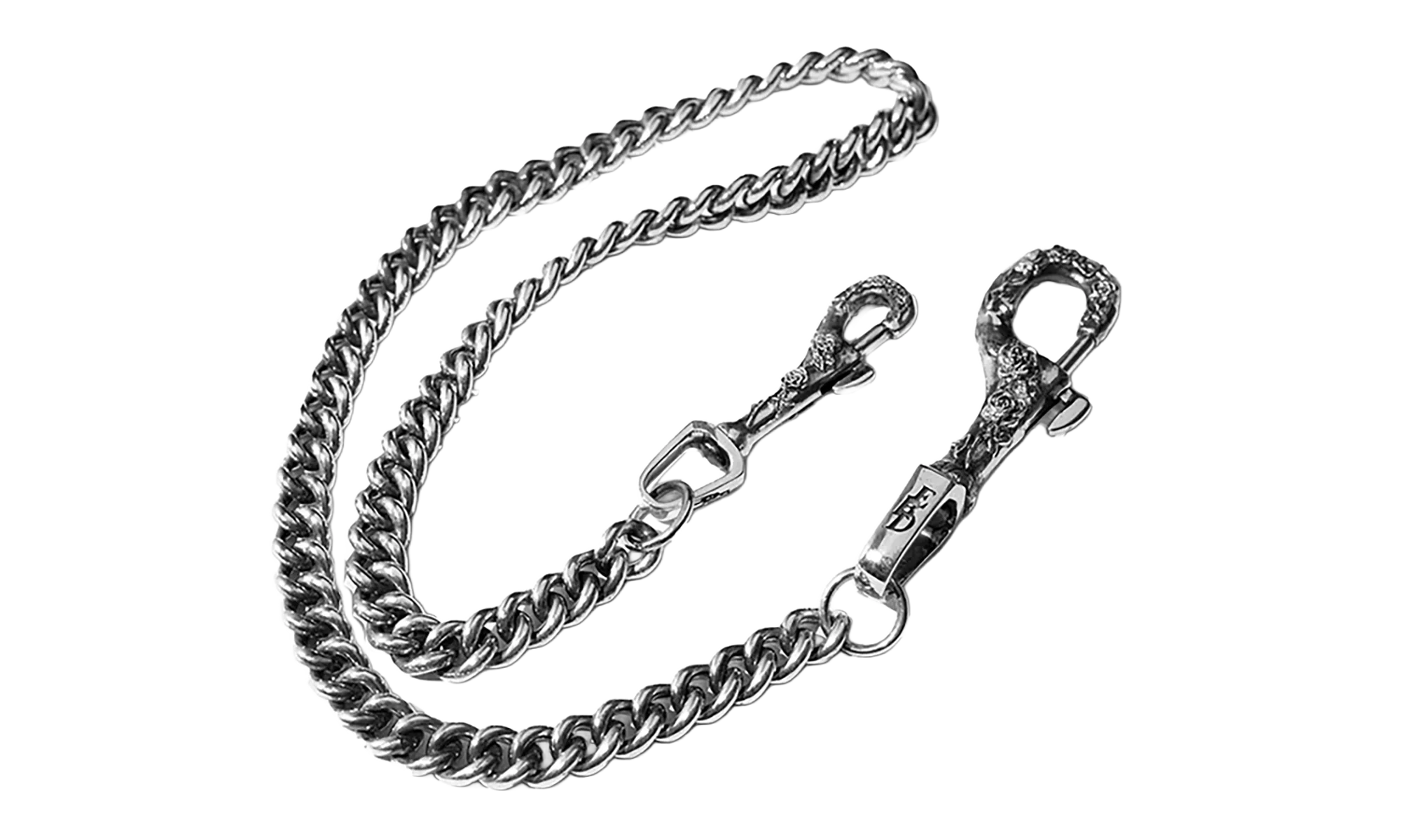 ROSE CLIP WALLET CHAIN "Silver" 50339167994130