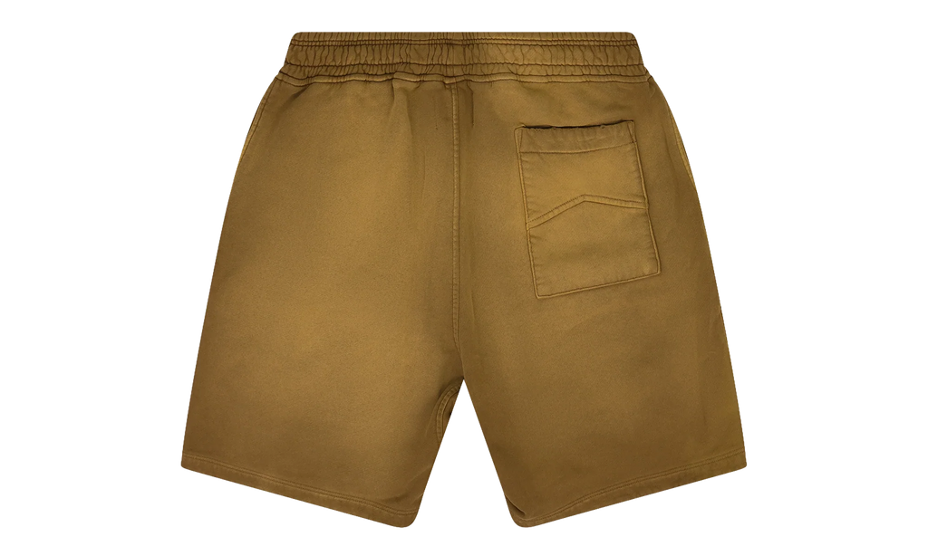 Embroidered Script Logo Sweatshorts "Camel" RHPF23SH051500003 CAML