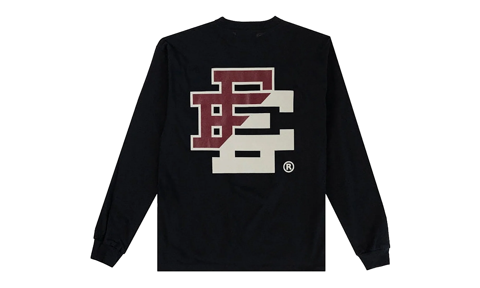 EE LONG SLEEVE T-SHIRT "FW23 - Black/Maroon/Ivory" EE583