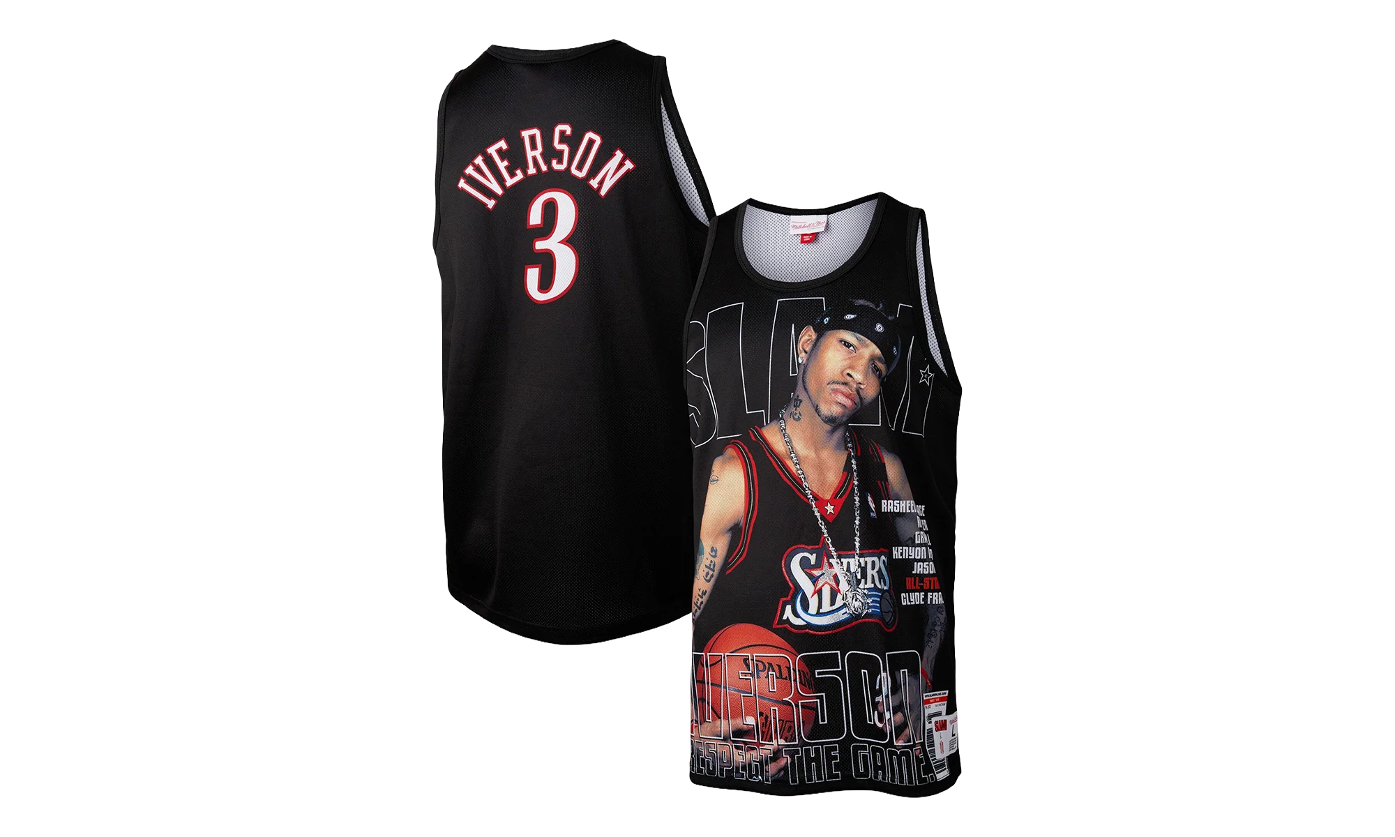 Slam Sublimated Tank "Allen Iverson" TMTK3448-P76YYAIVBLCK_S