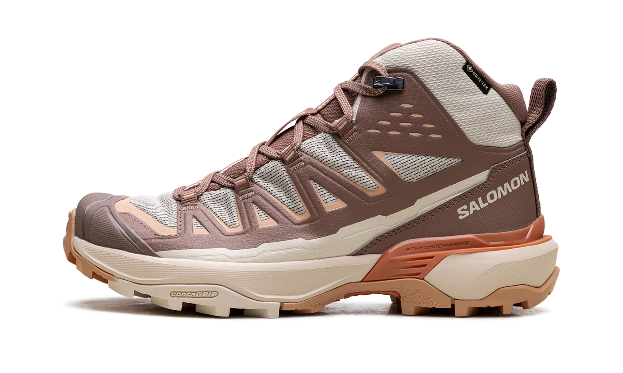 X Ultra 360 Edge Mid Gore-Tex WMNS "Shortbread / Raw Umber / Prairie Sunset" L4746270022