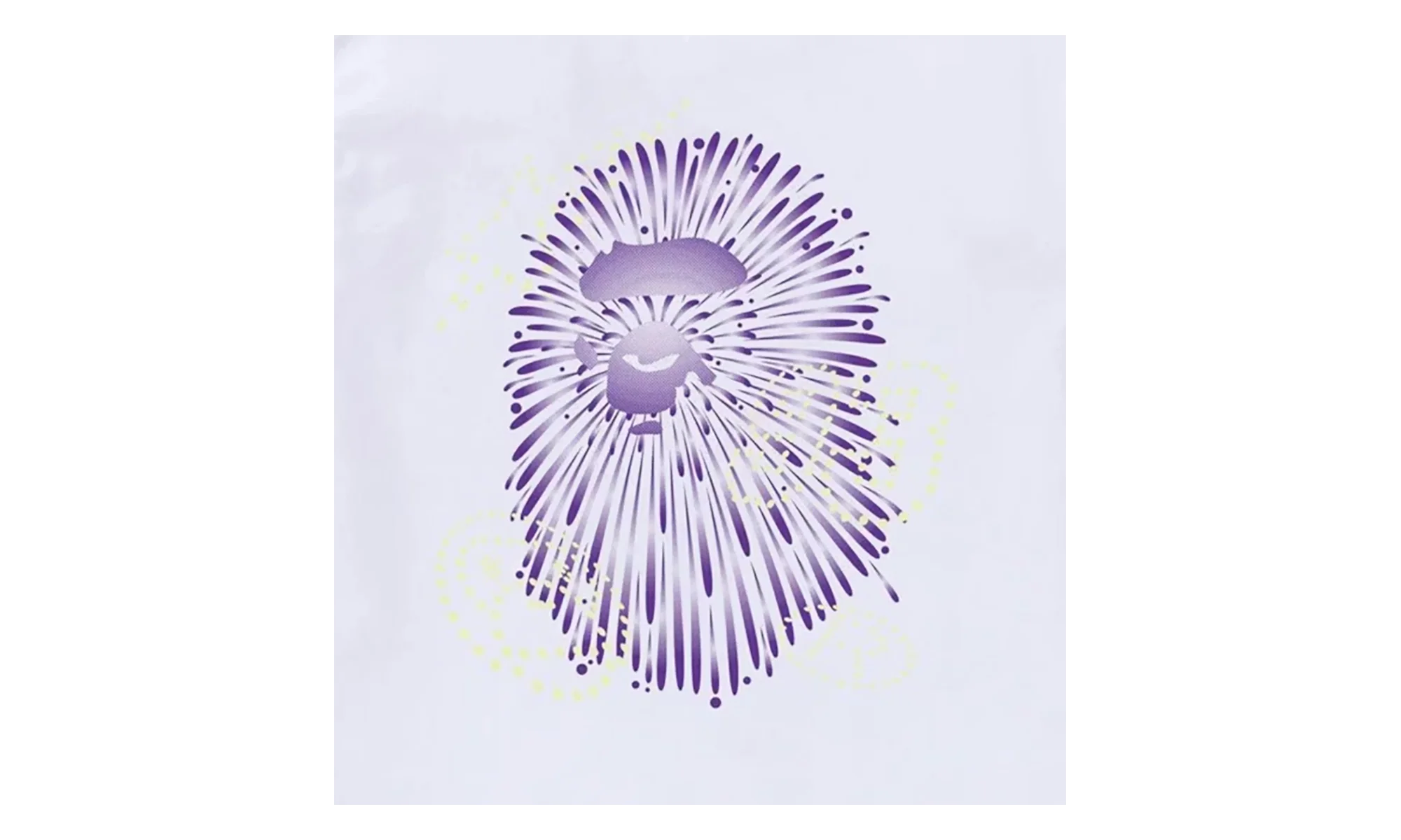 Firework Ape Head I Tee "White" 1L72 110 024 WHT
