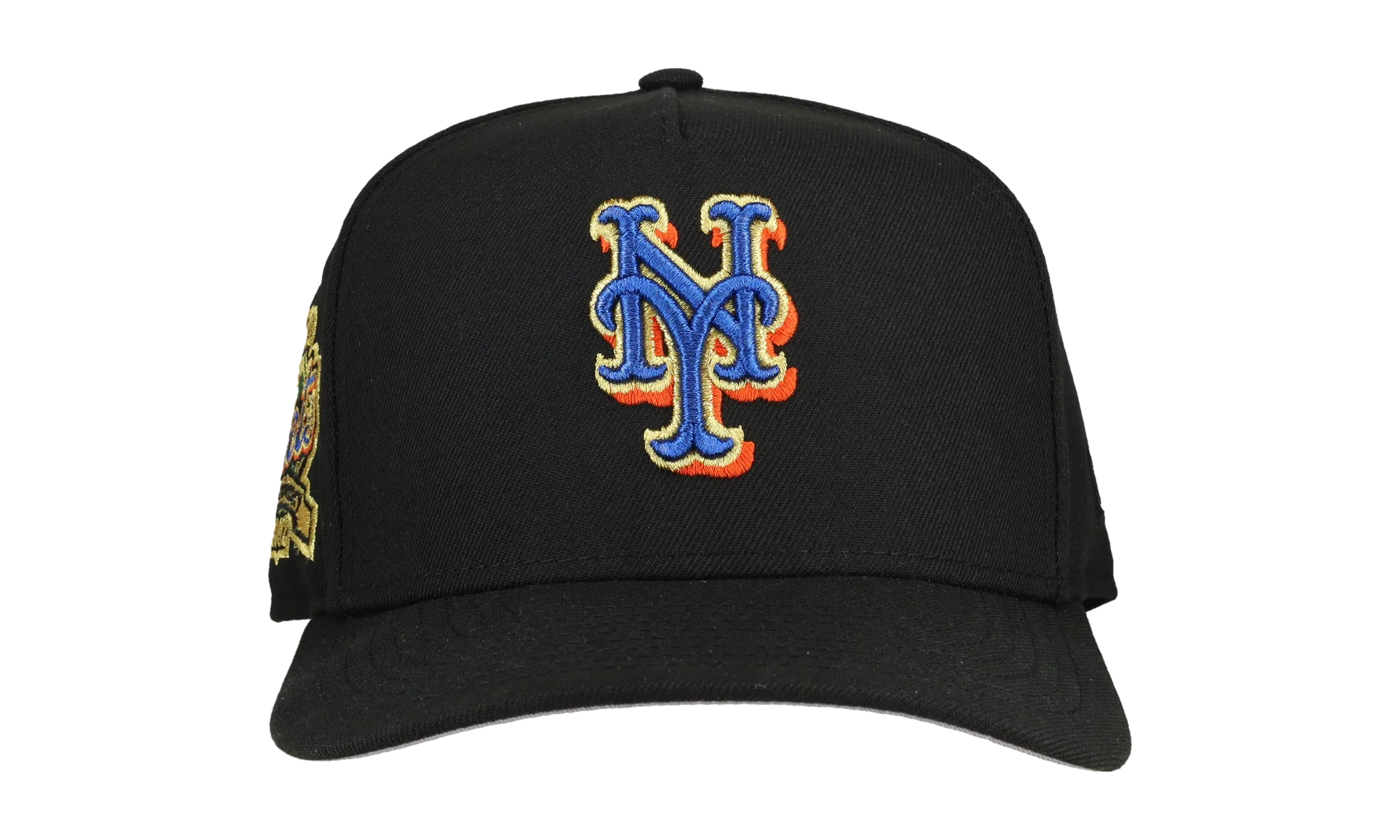 9FIFTY New York Mets 40th Anniversary A Frame Snapback Hat "Black" NE194