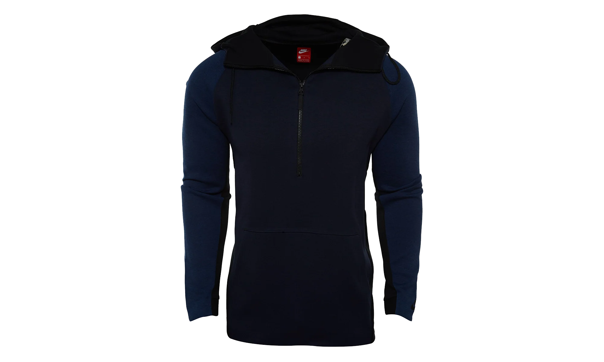 Tech Fleece Half Zip Hoodie "Obsidian Heather / Black" 884892 451