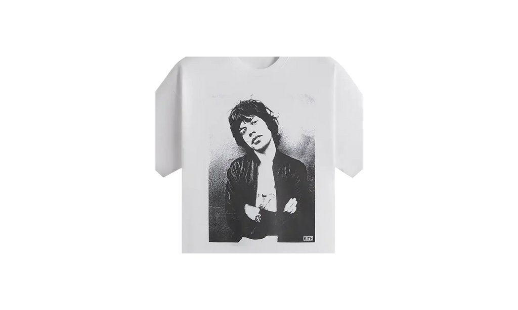 The Rolling Stones Mick Photo Vintage Tee "White" KHM033204 101