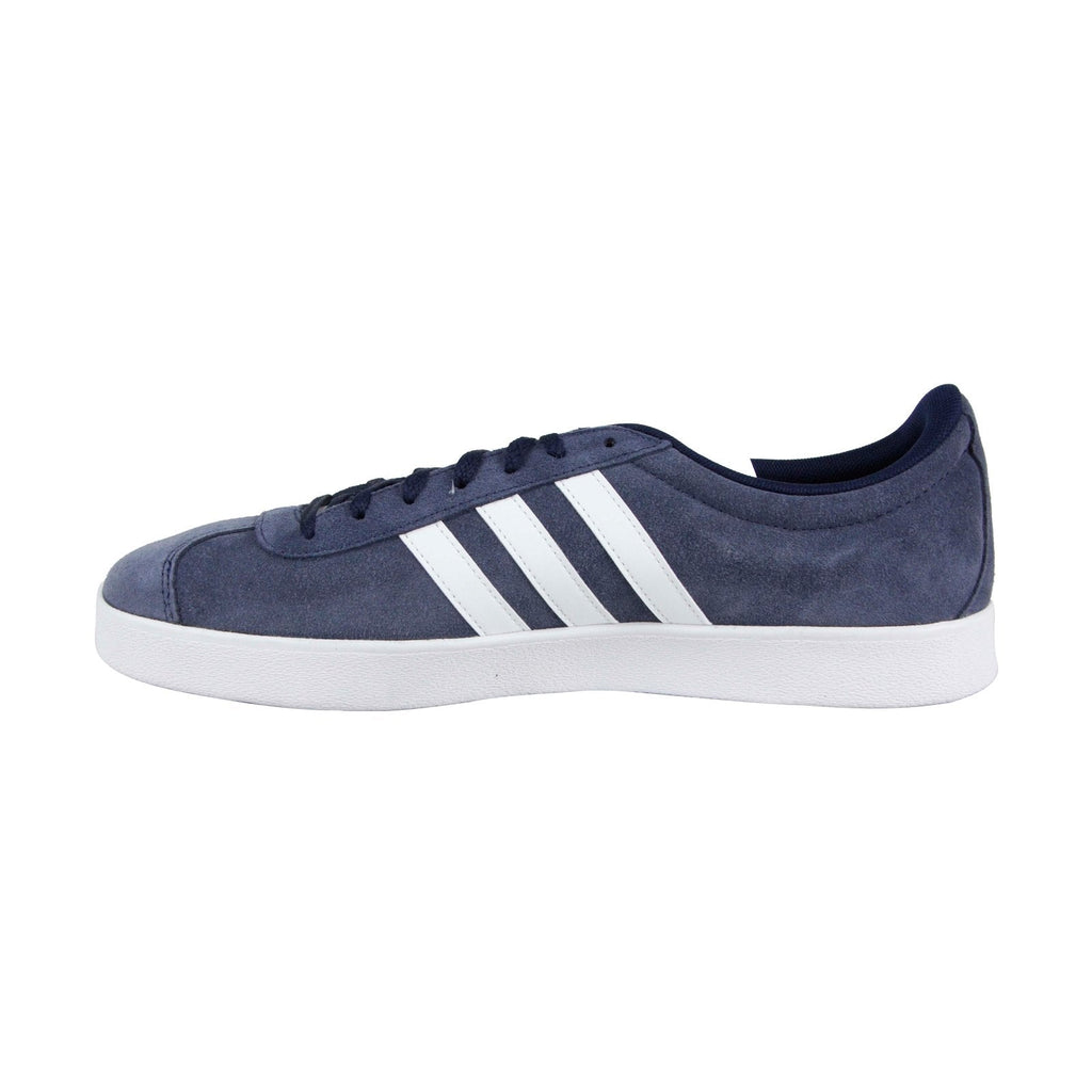 Vl Court 2.0 DA9854 Mens Blue Suede Lace Up Lifestyle Sneakers Shoes