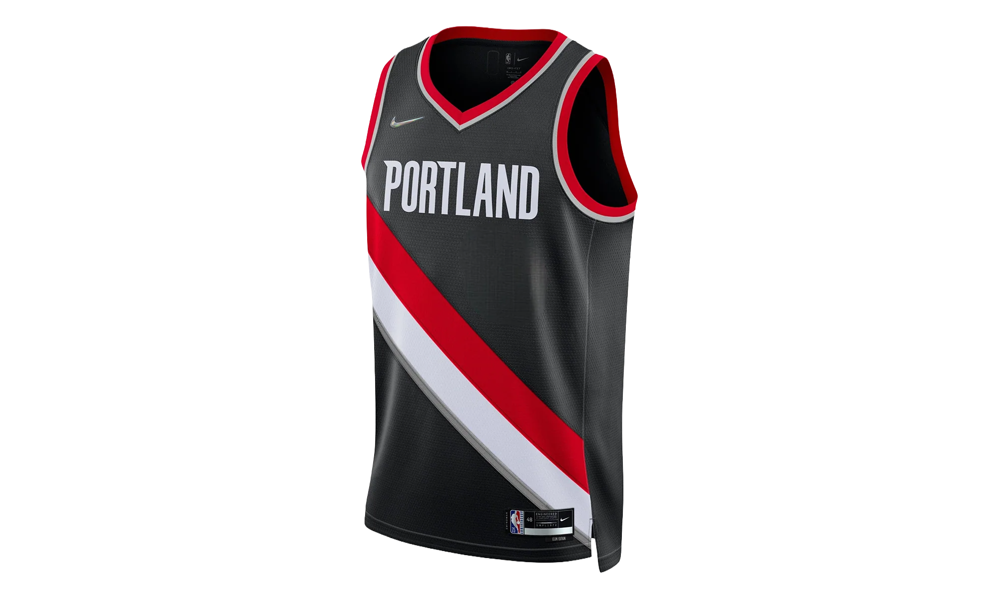 NBA Portland Trail Blazers 21/22 Diamond Icon Edition Swingman Jersey "Black" DN2629 010