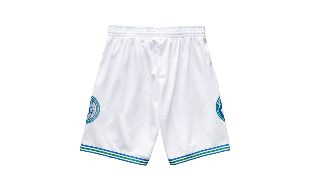 NBA Swingman Shorts "1995 Minnesota Timberwolves - White" SMSHSB19045 MTIWHIT95