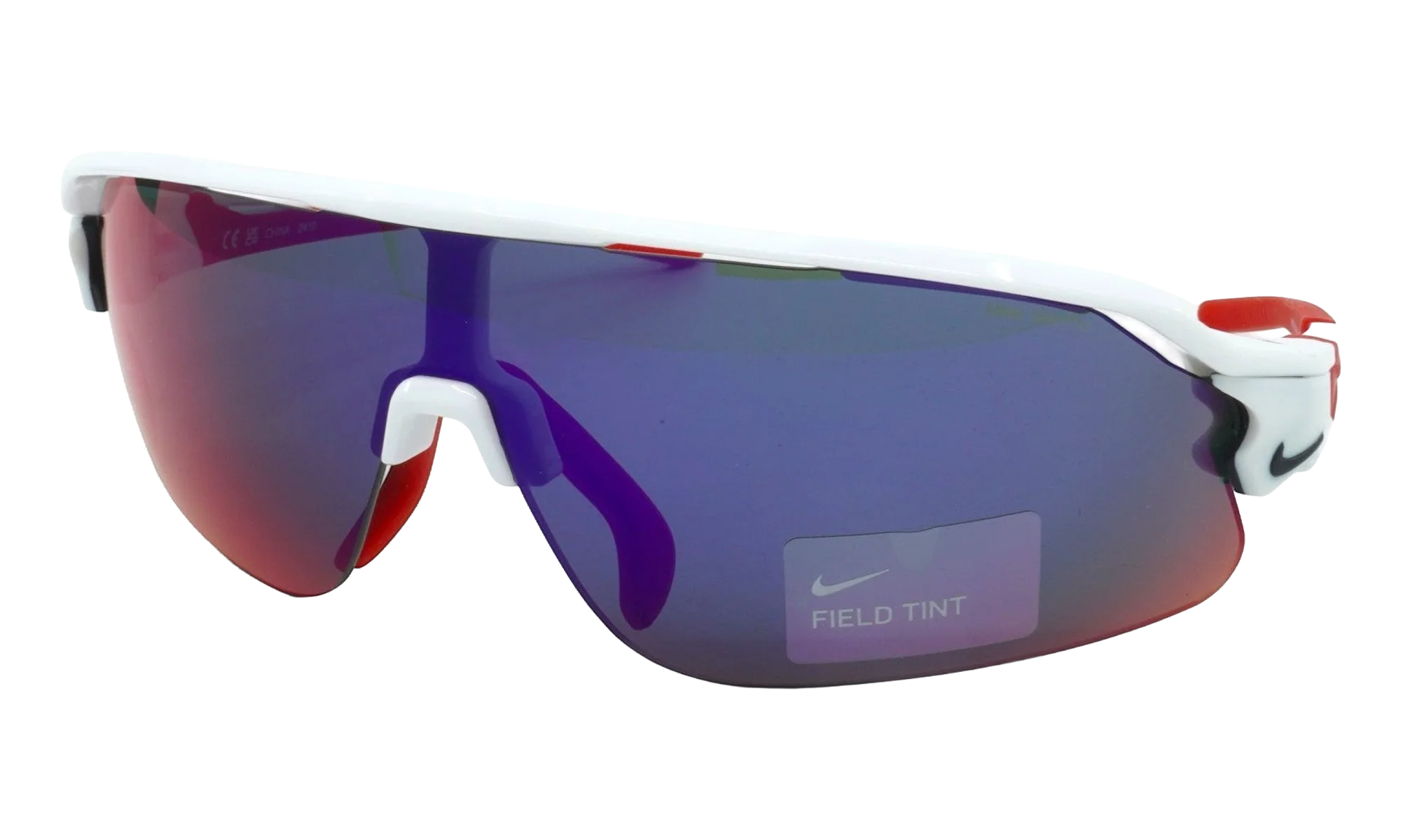 Flyfree Shield Team Sunglasses "White / University Red / Field Tint" IF1107X 104