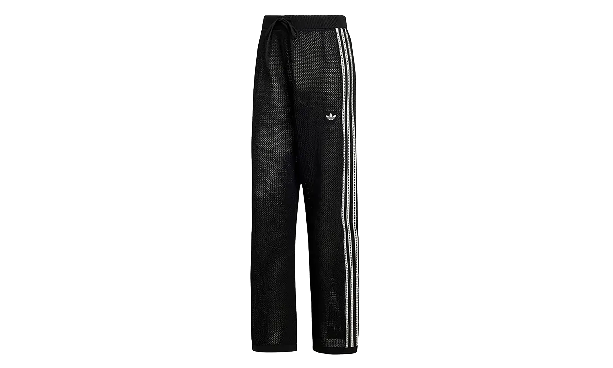 Knitted Crochet Firebird Track Pants WMNS "Black" KC6494
