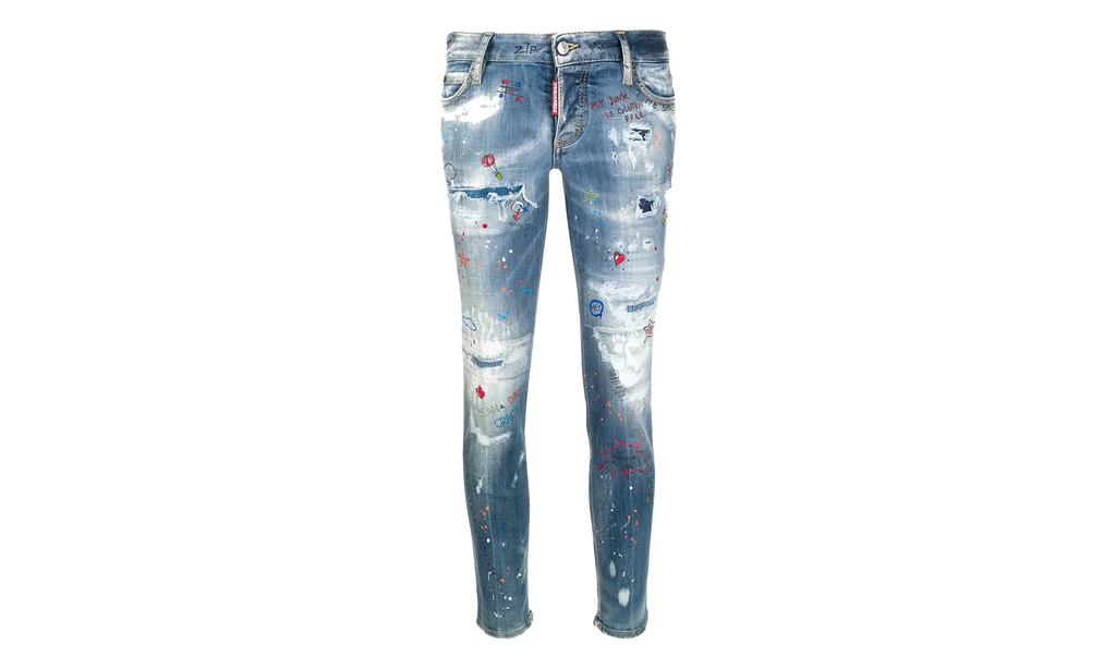 Jennifer Cropped Jeans WMNS "Blue Wash" S75LB0491S30708470