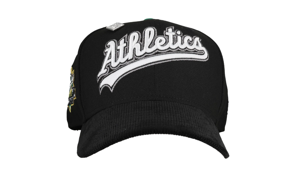 59FIFTY Oakland Athletics 1989 World Series Fitted Hat "Black - Corduroy Visor" NE342