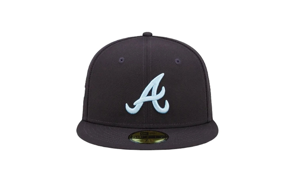 59Fifty MLB Atlanta Braves Cloud Under Fitted Hat "Navy" 60243787