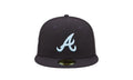 59Fifty MLB Atlanta Braves Cloud Under Fitted Hat "Navy" 60243787