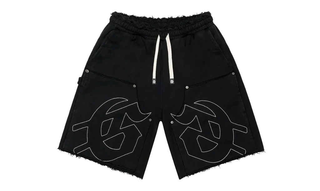 Carpenter-Distressed Shorts "Black" GS150