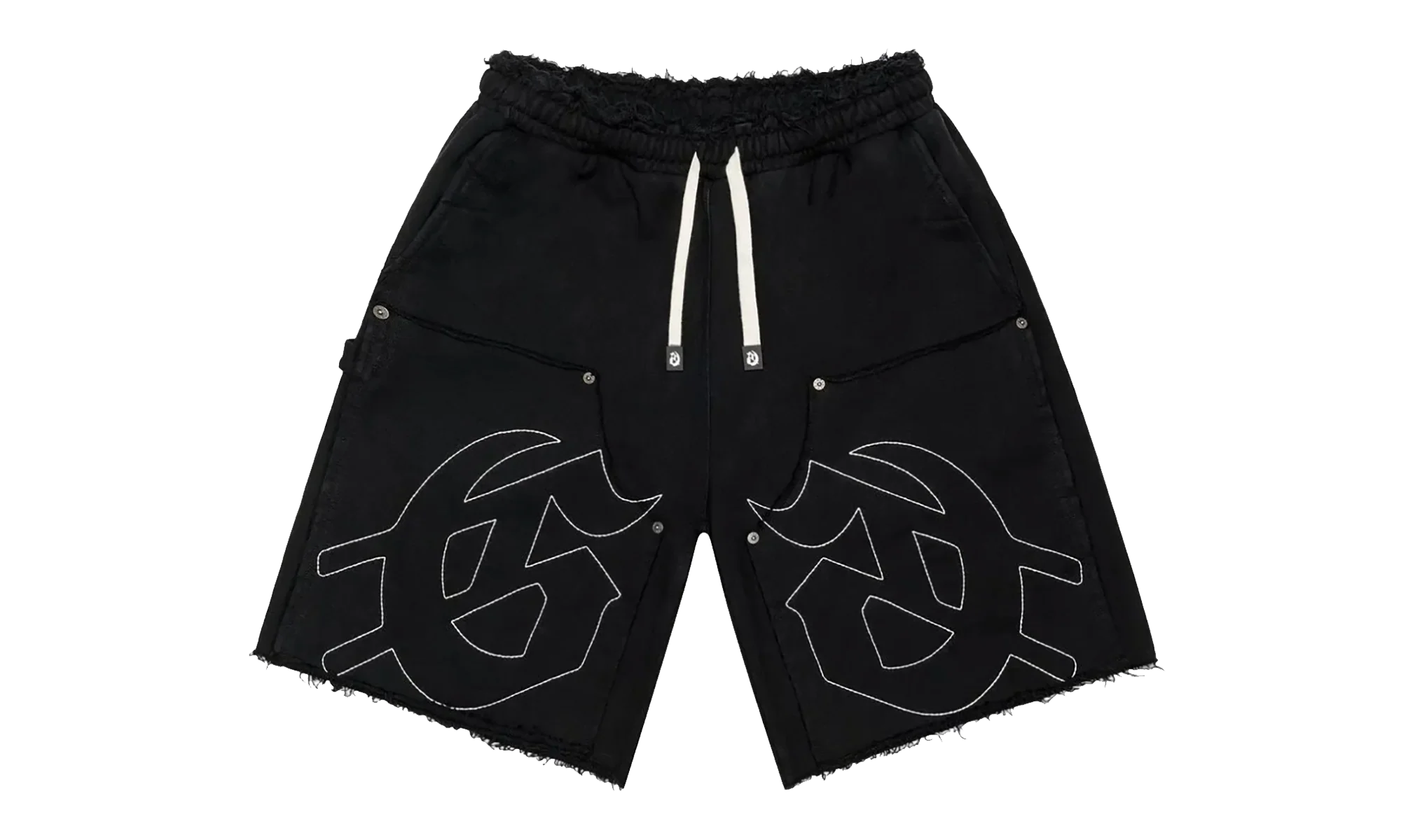 Carpenter-Distressed Shorts "Black" GS150